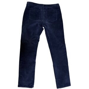 Brooks Brothers Royal Blue Wale Corduroy Pants SZ 10 Women's Flat Front Heritage